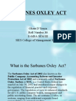 Sarbanes Oxley Act