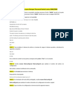 Procedimiento para Romper Password Switch Series 2900