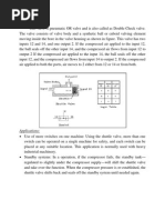 Shuttle Valve:: Applications