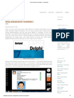 Tutorial Install Borland Delphi 7 - Catatan Eko