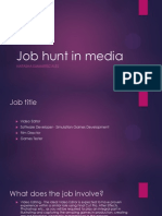 job hunt in media
