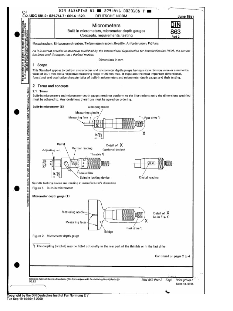 Din 863 Part 2 | PDF