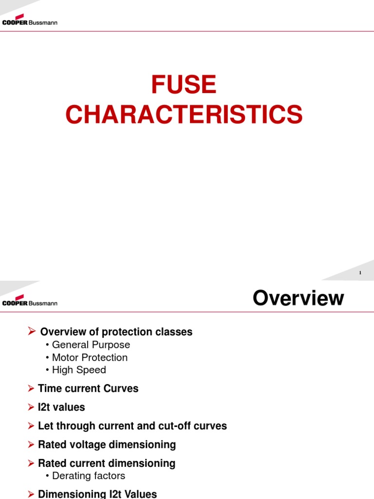 2 Fuse Characteristics PDF PDF