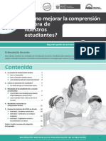 Como Mejorar La Comprension Lectora de Nuestros Estudiantes