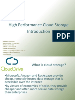 High Performance Hybrid Cloud Storage Introduction