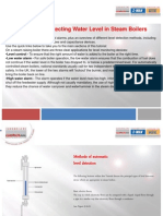 Methods of Detecting Water Level in Steam Boilers