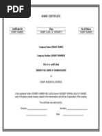PACRA Form 3 Incorporation Application | PDF | Zambia | Companies