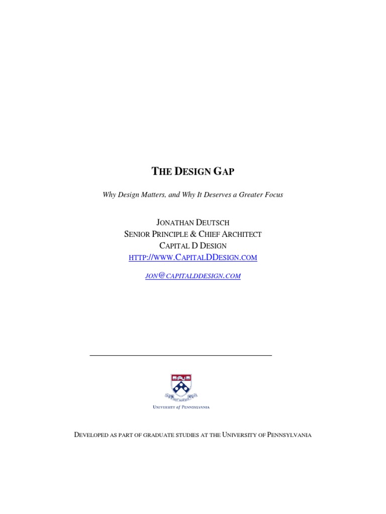 The Design Gap | PDF | Design | Creativity