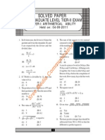 73264409 SSC CGL TIER II Exam Solved Paper I Arithmetical Abiligy Held on 04-09-2011