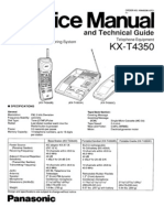 Panasonic kx-t4350 - Service Manual