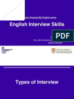 English Interview Skills: The Careers Powered by English Series