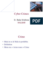 Cyber Crimes: D. Bala Krishna