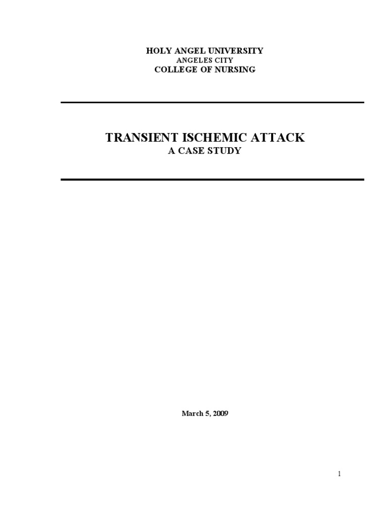Stroke case study scenario picture