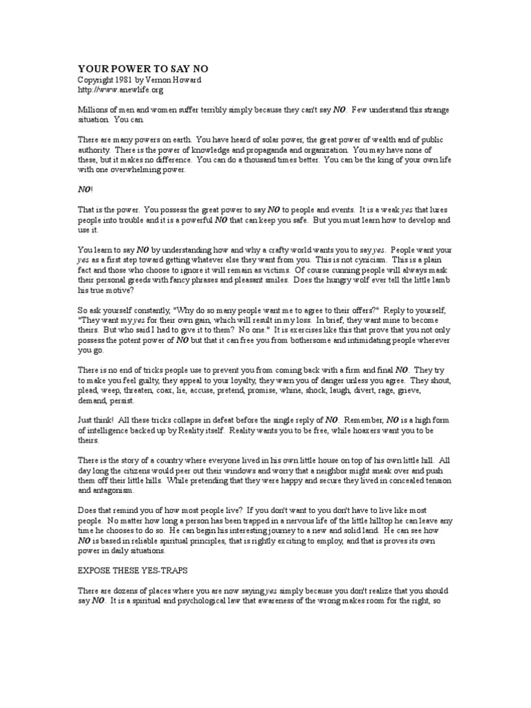 2516297 Your Power To Say No Meaning Of Life Anger - 