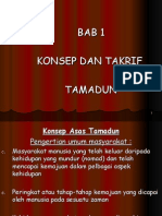 Bab 1 - Konsep & Takrif Tamadun