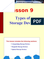 Lesson 9: Types of Storage Devices