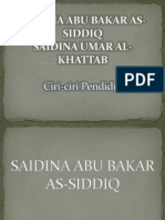 Saidina Abu Bakar Dan Saidina Umar