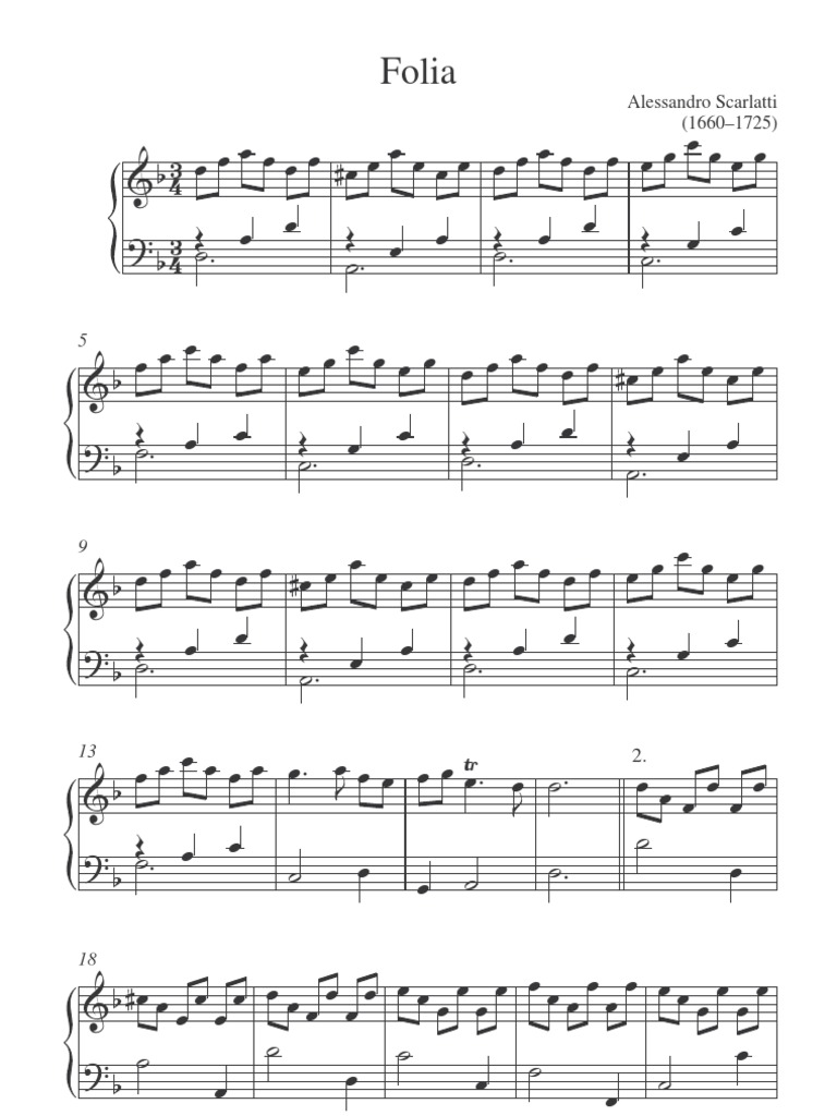 La Folia Scarlatti