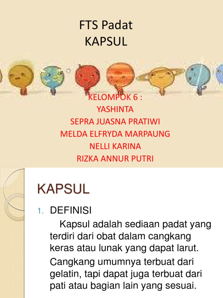 Slide Fts Padat Kapsul Pdf