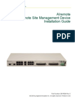 Airemote Intelligent Remote Site Management Device Installation Guide