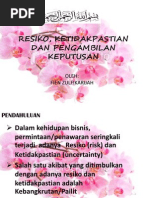 Download Resiko Ketidakpastian dan Pengambilan Keputusan_Ekonomi Manajerial S5 by Rusmin Pati SN172776633 doc pdf