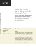 Gibberelin Receptor and Its Role in Gibellin Signal in Plant
