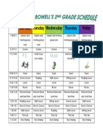 Class Schedule
