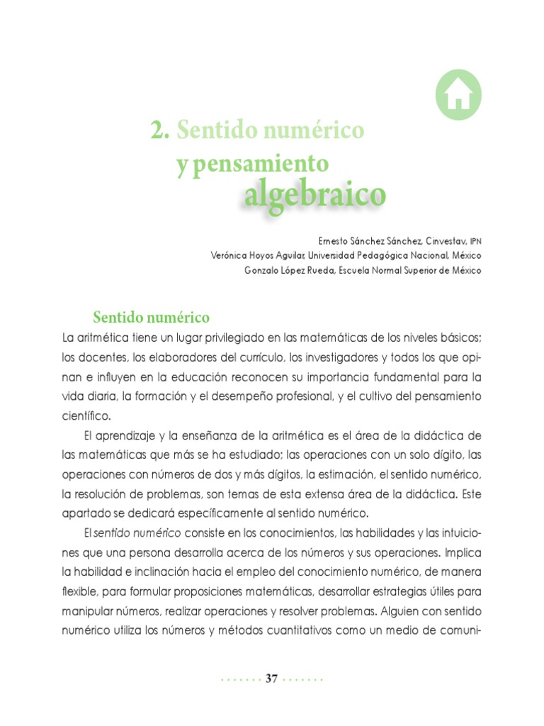 Sentido numérico
