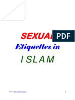 Sexual Etiquettes in Islam