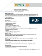 Curso: Boas Práticas e Procedimento Padrão de Higiene Operacional - SENAI-RN