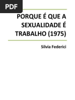 Porque é que a sexualidade é trabalho - Silvia Federici