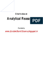 102454263 Short Notes on Analytical Reasoning(1)