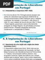 4. A Implantação do Liberalismo em Portugal
