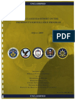 Rapport Sur Le Programme de Surveillance Après Les Attentats Du 11 Septembre 2001 de L'administration Bush (En PDF Et en Anglais)