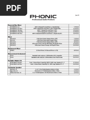 Phonic Pdf