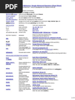 Google Cheatsheet