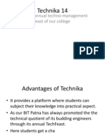 Technika 14: It Is The Annual Techno-Management Feast of Our College