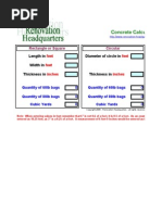 Concrete Calculator