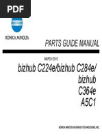Parts Guide Manual: Bizhub C287/bizhub C7528 A797 | PDF