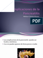 Complicaciones de La Pancreatitis