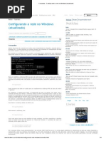 Comandos-Configurando a Rede No Windows