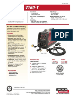 Invertec V160-T: Stick, TIG, Pulsed TIG K1845-1 See Back For Complete Specs