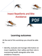 Insect Repellents and Bite Avoidance