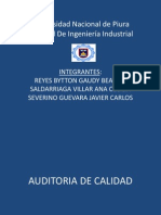 Auditoria de Calidad