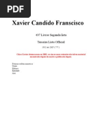 Xavier Candido Franscisco 437 Livros TL Ordem Alfabetico