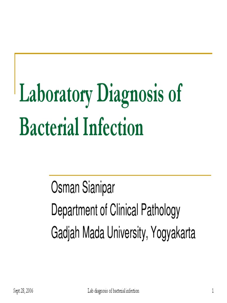 Laboratory Diagnosis of Bacterial Infection Immunoassay Polyclonal