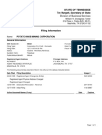 Business Filing - Potato Knob Mining Corp