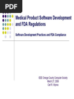 Medical Product Software Development and FDA Regulations4008