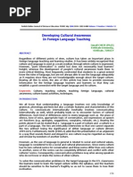 Download Developingt Cultural Awareness by Flvia SN17289378 doc pdf