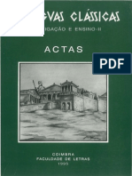 Instituto de Estudos Clássicos - As Línguas Clássicas II - Investigação e Ensino (1995)